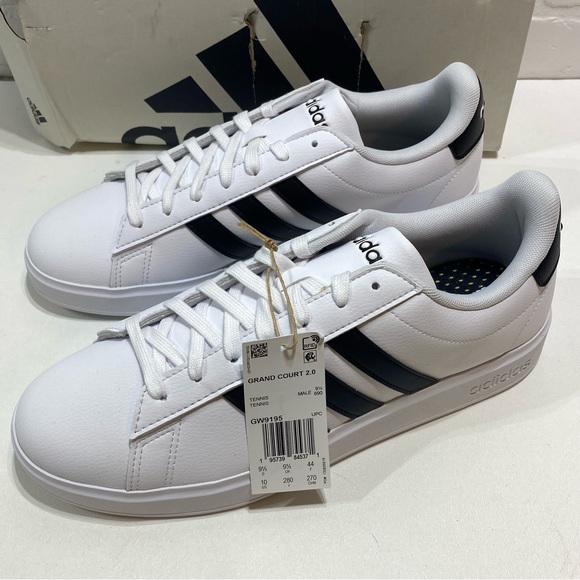 Adidas Other - Adidas - Grand Court 2.0 Tennis Shoes - GW9195 - White/Black - Size 10